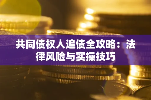 武汉共同债权人追债全攻略：法律风险与实操技巧