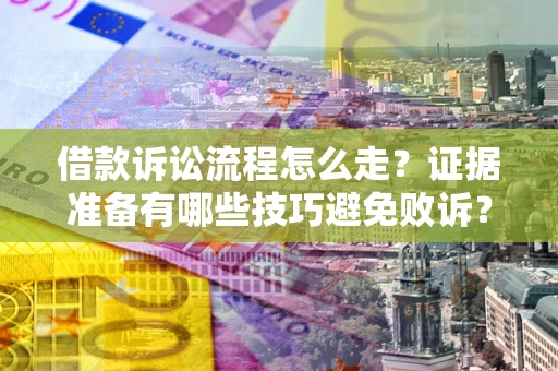 武汉借款诉讼流程怎么走？证据准备有哪些技巧避免败诉？