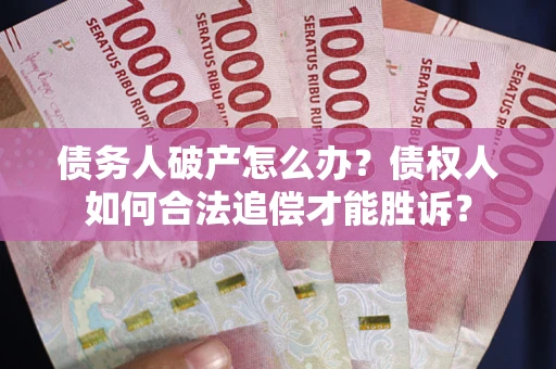 武汉债务人破产怎么办？债权人如何合法追偿才能胜诉？