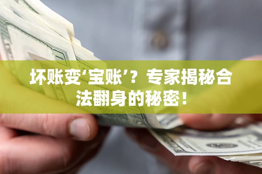 武汉坏账变‘宝账’？专家揭秘合法翻身的秘密！