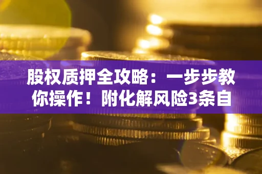 武汉股权质押全攻略：一步步教你操作！附化解风险3条自救法则