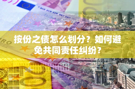 武汉按份之债怎么划分？如何避免共同责任纠纷？