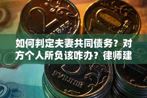 武汉如何判定夫妻共同债务？对方个人所负该咋办？律师建议