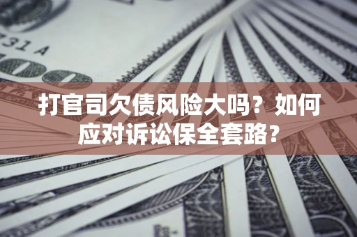 武汉打官司欠债风险大吗？如何应对诉讼保全套路？