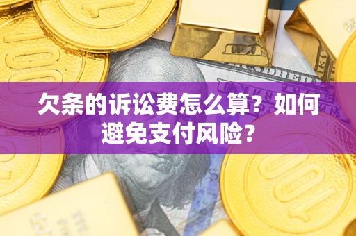 武汉欠条的诉讼费怎么算？如何避免支付风险？