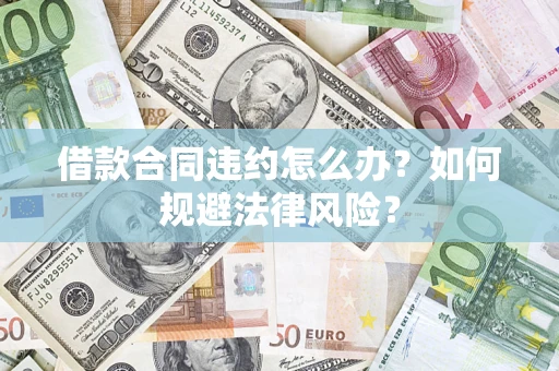 武汉借款合同违约怎么办？如何规避法律风险？